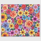 花 ラッピングペーパー (フラット)