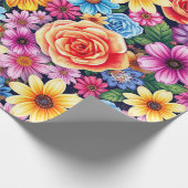 花 ラッピングペーパー (角)