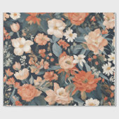 花 ラッピングペーパー (フラット)