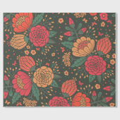 花 ラッピングペーパー (フラット)