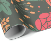 花 ラッピングペーパー (ロールコーナー)