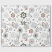 花 ラッピングペーパー (フラット)