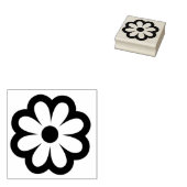 花 ラバースタンプ (押印)