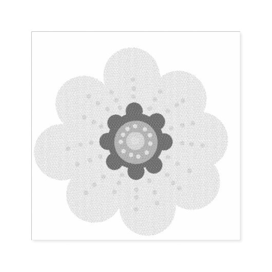 花 ラバースタンプ (インプリント)
