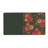 花 ラベル (正面)