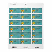 花 ラベル (フルシート)