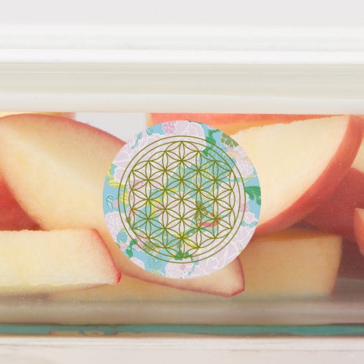 花 ラベル (貼付)