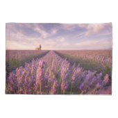 花 |ラベンダー南フランス 枕カバー (裏面)