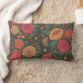 花 ランバークッション (ブランケット)