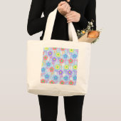 花 ラージトートバッグ (正面(商品))