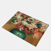 花：ルノアール印象派絵画美術展 ドアマット (アングル)