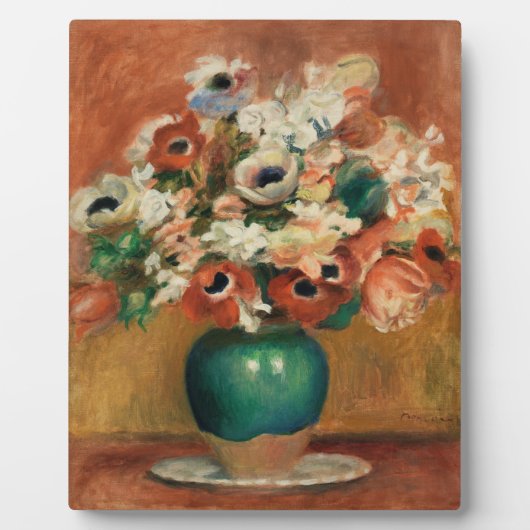花：ルノアール印象派絵画美術展 フォトプラーク (正面)