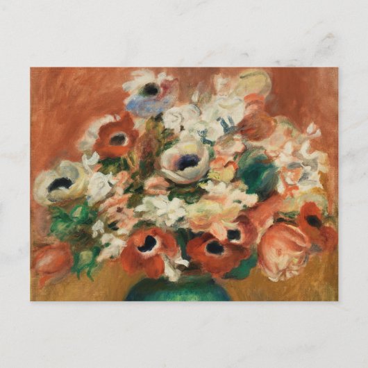 花:ルノアール印象派絵画美術展 ポストカード (正面)