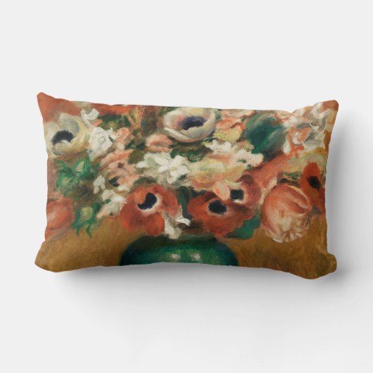 花：ルノアール印象派絵画美術展 ランバークッション (裏面)