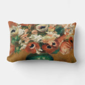 花：ルノアール印象派絵画美術展 ランバークッション (正面)