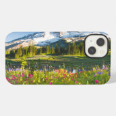 花 | レイニア山の野生の花 iPhoneケース (裏面横)