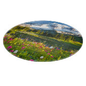 花 |レイニア山の野草 カッティングボード (角)