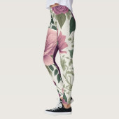 花 レギンス (左)