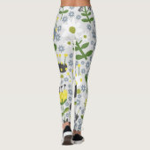 花 レギンス (裏面)