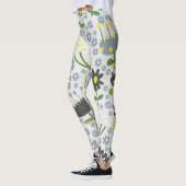 花 レギンス (左)