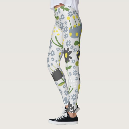 花 レギンス (左)