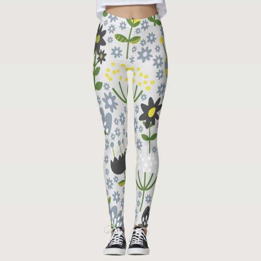 花 レギンス (正面)