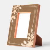 花 レーザー彫刻フレーム (左)