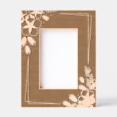 花 レーザー彫刻フレーム (正面)