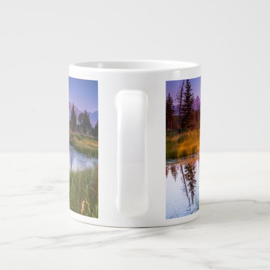 花 |ワイオミング州グランドテトン国立公園 ジャンボコーヒーマグカップ (裏面)