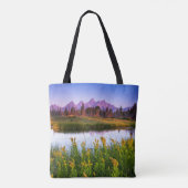 花 |ワイオミング州グランドテトン国立公園 トートバッグ (裏面)