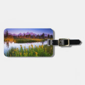 花 |ワイオミング州グランドテトン国立公園 ラゲッジタグ (正面横)