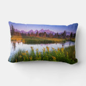 花 |ワイオミング州グランドテトン国立公園 ランバークッション (裏面)