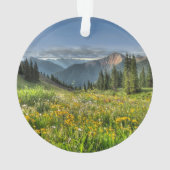 花 |ワイルドフラワーズシルバートンコロラド オーナメント (裏面)