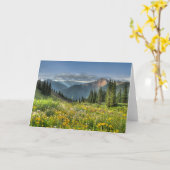 花 |ワイルドフラワーズシルバートンコロラド カード (黄色い花)