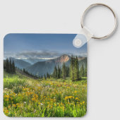 花 |ワイルドフラワーズシルバートンコロラド キーホルダー (裏面)