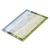 花 |ワイルドフラワーズシルバートンコロラド ノートパッド (アングル)