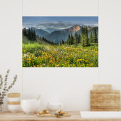 花 |ワイルドフラワーズシルバートンコロラド ポスター (キッチン)