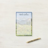 花 |ワイルドフラワーズシルバートンコロラド ポストイット (デスク上)