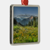 花 |ワイルドフラワーズシルバートンコロラド メタルオーナメント (右)