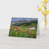 花 |ワイルドフラワーズドゥランゴ（コロラド州） カード (黄色い花)