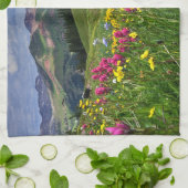 花 |ワイルドフラワーズドゥランゴ(コロラド州) キッチンタオル (折り畳み)