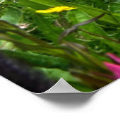 花 |ワイルドフラワーズドゥランゴ(コロラド州) ポスター (角)