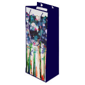 花 ワインギフトバッグ (裏面アングル)