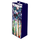 花 ワインギフトバッグ (正面アングル)