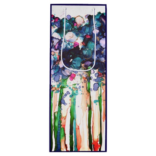 花 ワインギフトバッグ (正面)