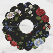 花 ワイングラスタグ (正面)