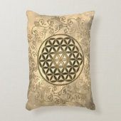 花 – ヴィンテージオーナメント曼荼羅2 アクセントクッション (正面(垂直))