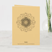 花 – ヴィンテージオーナメント曼荼羅2 カード (裏面)