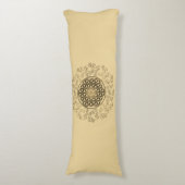花 – ヴィンテージオーナメント曼荼羅2 ボディピロー (正面縦)