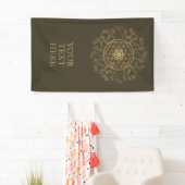 花 – ヴィンテージオーナメント曼荼羅2 横断幕 (インサイチュ)